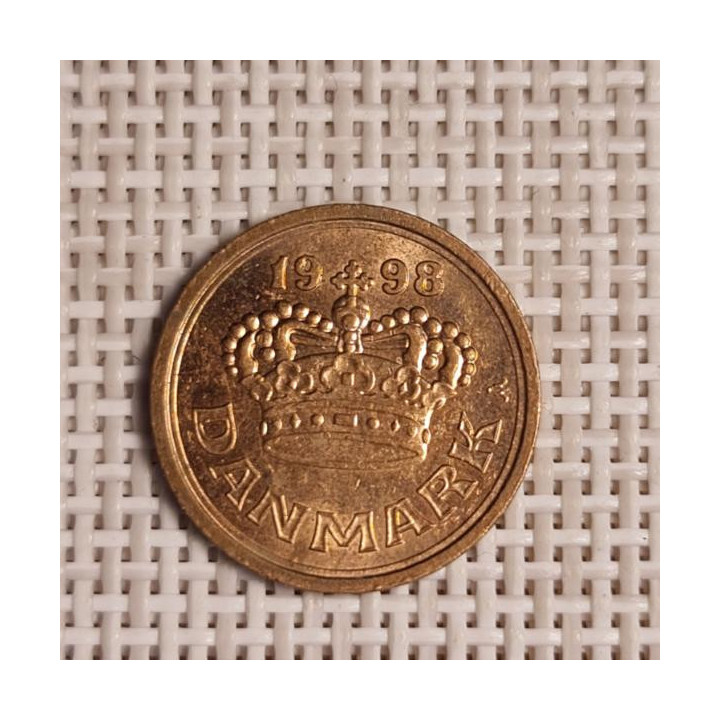 Denmark 25 Øre 1998 KM-868 VF/XF