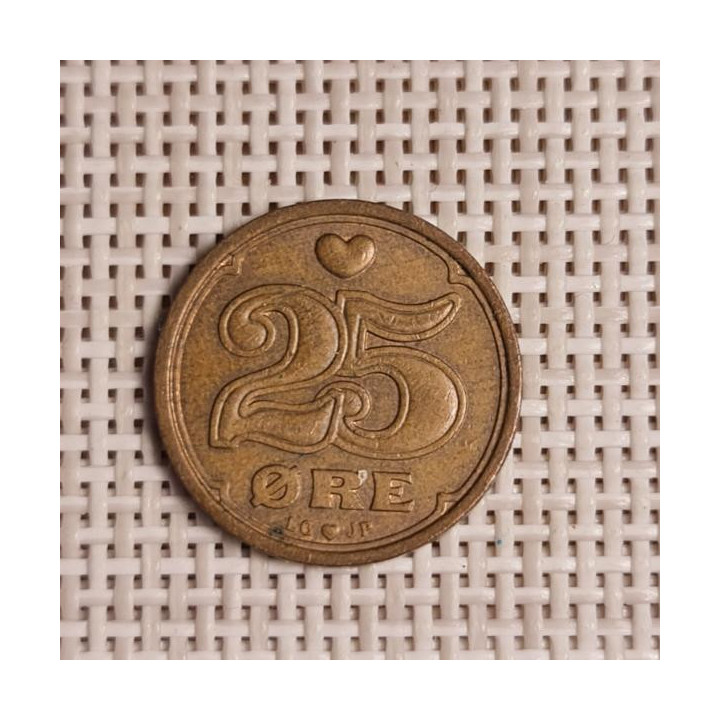 Denmark 25 Øre 1999 KM-868 VF/XF