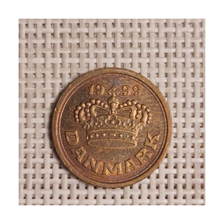 Denmark 25 Øre 1999 KM-868 VF/XF