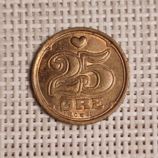 Denmark 25 Øre 2001 KM-868 VF/XF