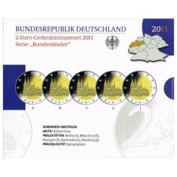 Germany Official 2 Euro Set 2011 Proof