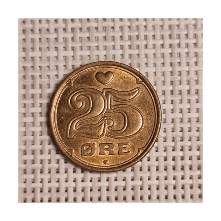 Denmark 25 Øre 2005 KM-868 VF/XF
