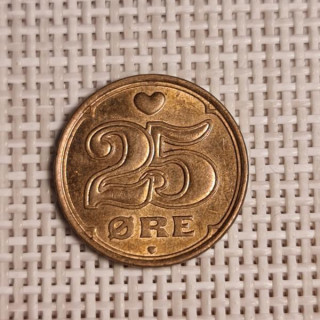 Denmark 25 Øre 2006 KM-868 VF/XF