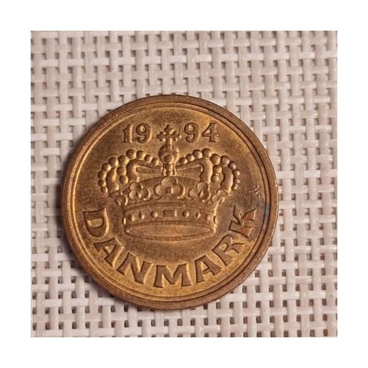 Denmark 50 Øre 1994 KM-866 VF/XF