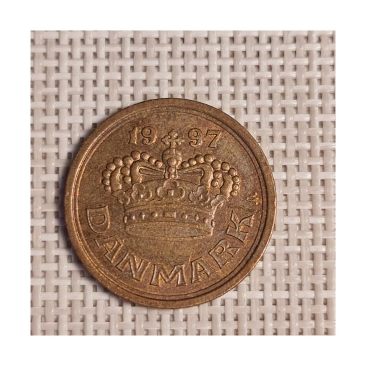 Denmark 50 Øre 1997 KM-866 VF/XF