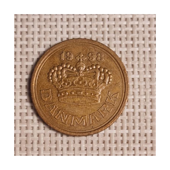 Denmark 50 Øre 1998 KM-866 VF/XF