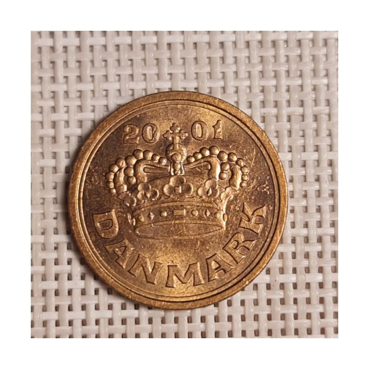 Denmark 50 Øre 2001 KM-866 VF/XF