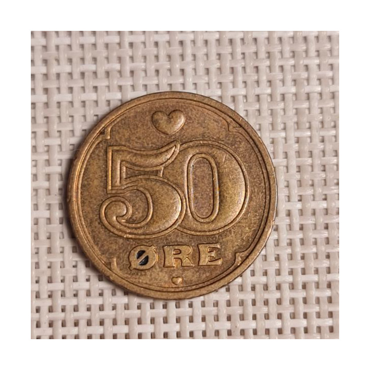 Denmark 50 Øre 2003 KM-866 VF/XF