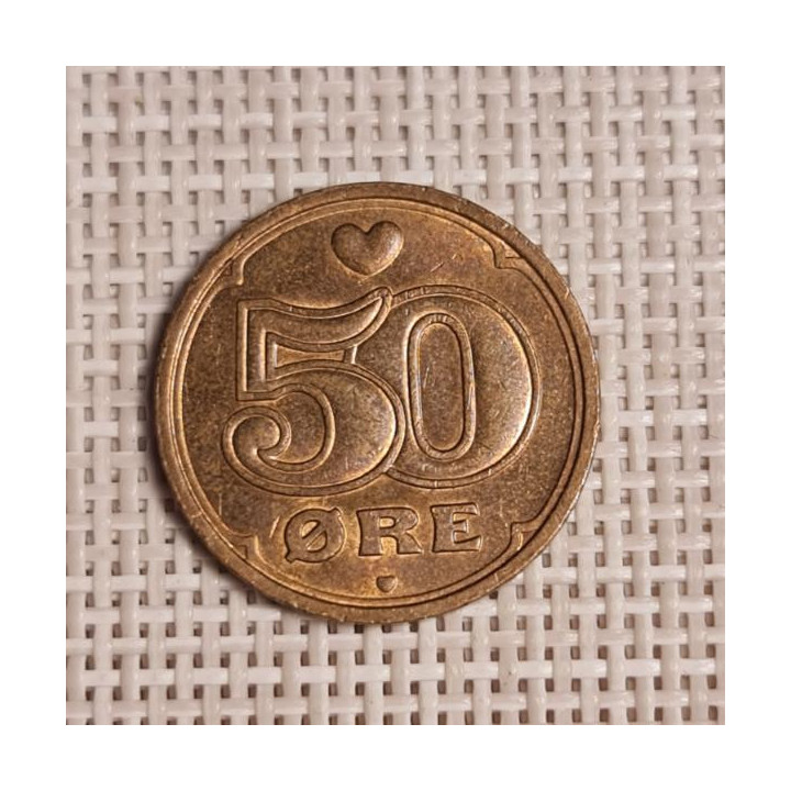 Denmark 50 Øre 2005 KM-866 VF/XF