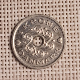 Denmark 1 Krone 1998 KM-873 VF/XF