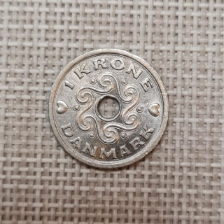 Denmark 1 Krone 2000 KM-873 VF/XF