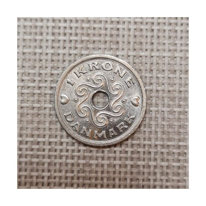 Denmark 1 Krone 2000 KM-873 VF/XF