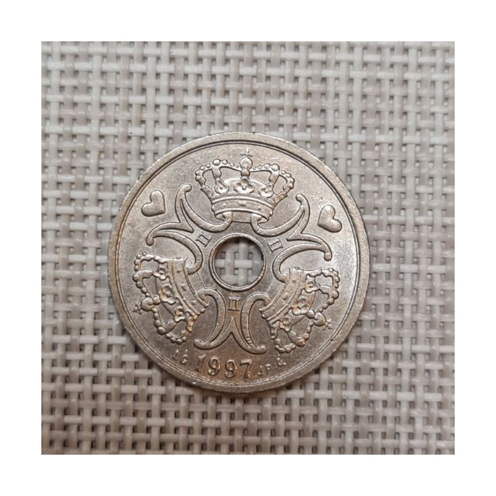 Denmark 2 Kroner 1997 KM-874 VF/XF