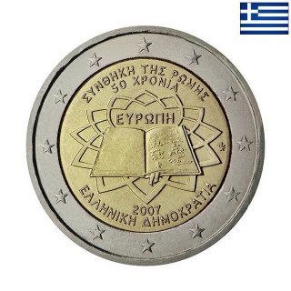 Greece 2 Euro 2007 "TOR" UNC