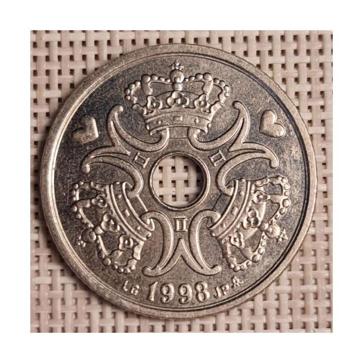 Denmark 5 Kroner 1998 KM-869 VF/XF