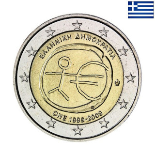 Greece 2 Euro 2009 "EMU" UNC