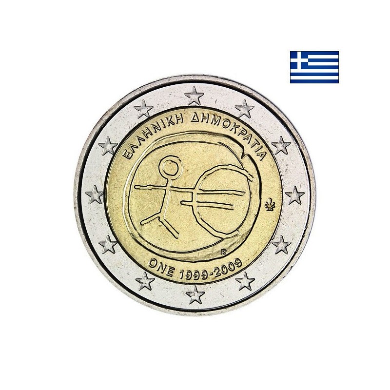 Greece 2 Euro 2009 "EMU" UNC