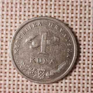 Croatia 1 Kuna 2010 KM-20 VF
