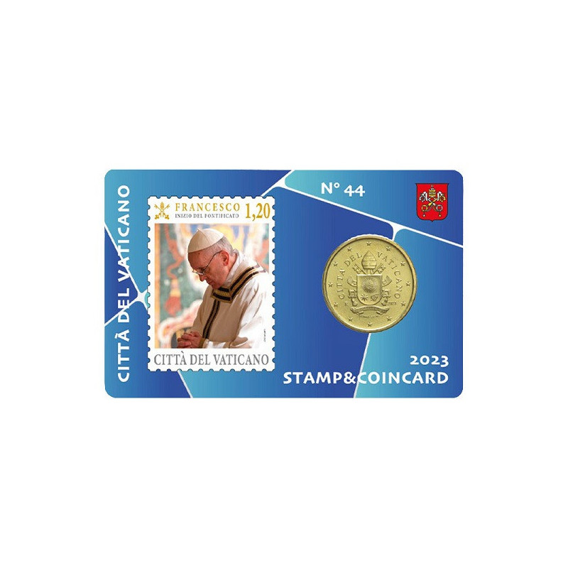 Vatican City 50 Euro Cent 2023 No. 44 (Coin Card) BU