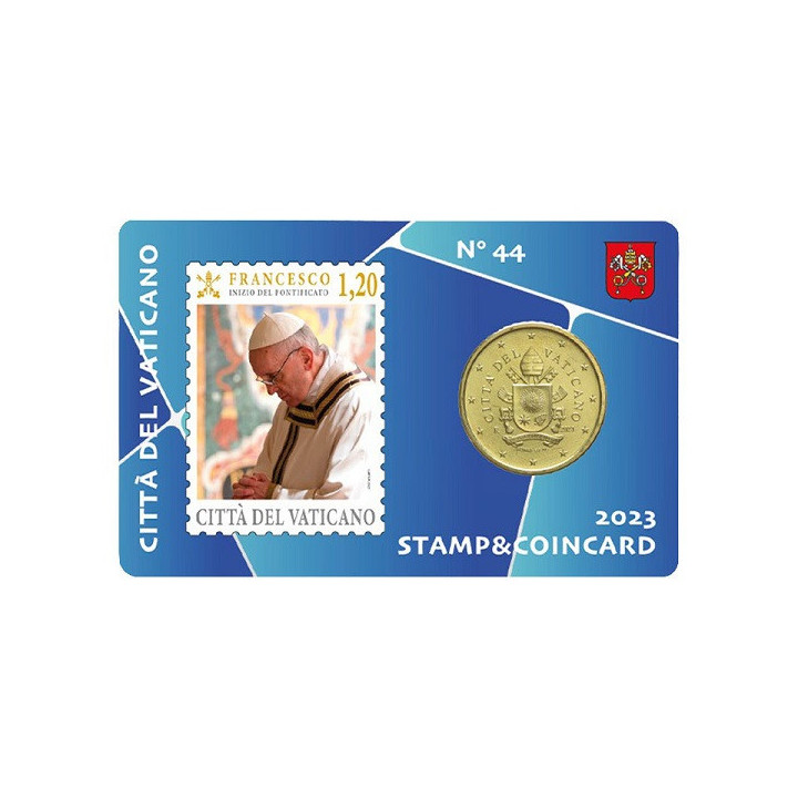 Vatican City 50 Euro Cent 2023 No. 44 (Coin Card) BU