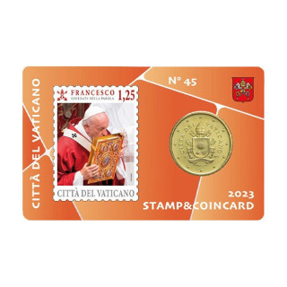 Vatican City 50 Euro Cent 2023 No. 45 (Coin Card) BU