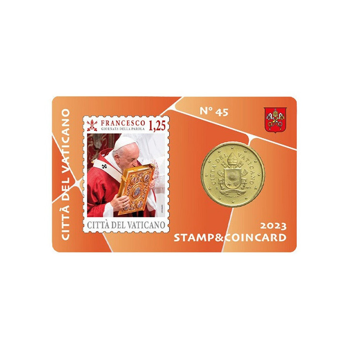 Vatican City 50 Euro Cent 2023 No. 45 (Coin Card) BU