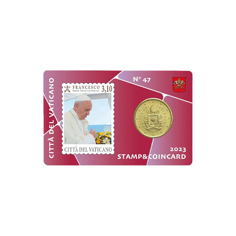Vatican City 50 Euro Cent 2023 No. 47 (Coin Card) BU