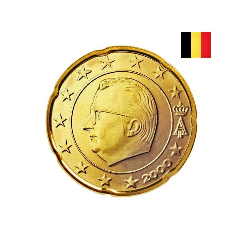 Belgium 20 Euro Cent 2002 KM-228 UNC