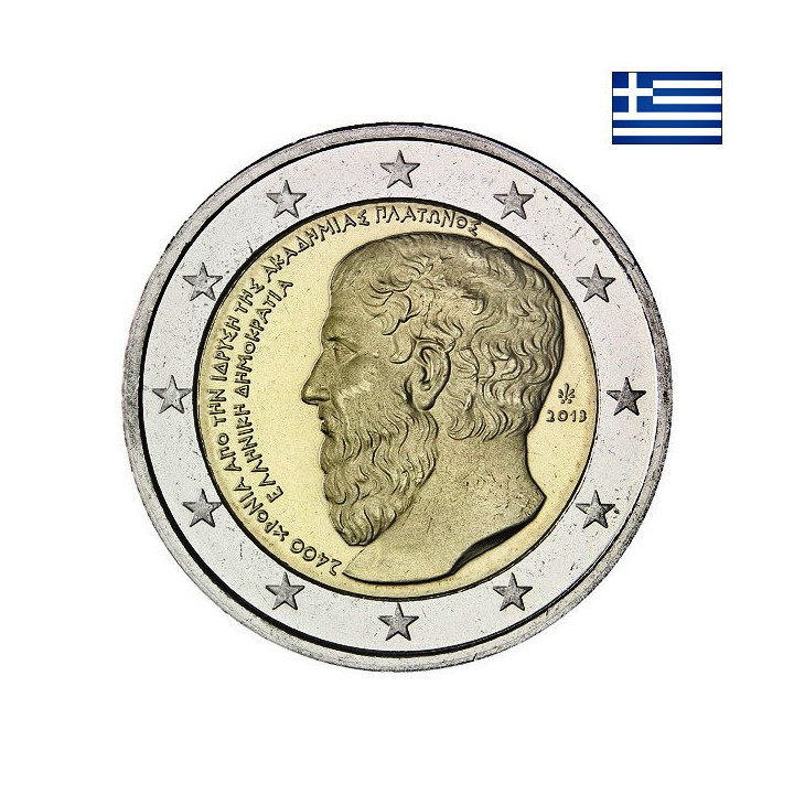 Greece 2 Euro 2013 "Plato's Academy" UNC