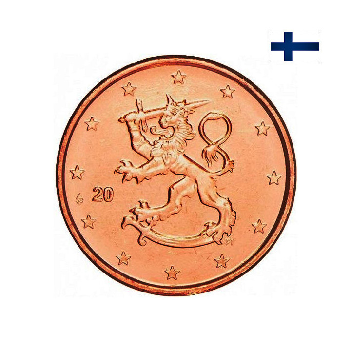 Finland 5 Euro Cent 2000 KM-100 UNC