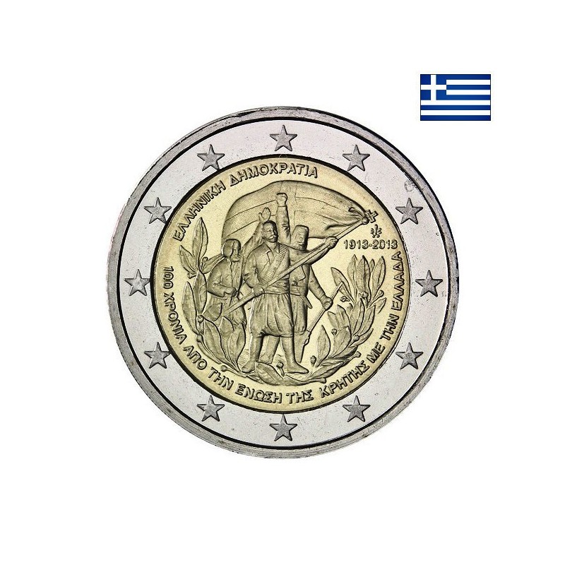 Greece 2 Euro 2013 "Crete Union" UNC