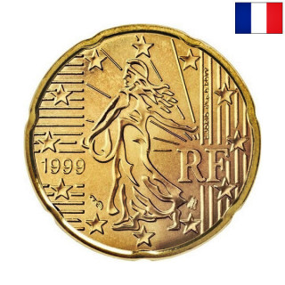 France 20 Euro Cent 1999 KM-1286 UNC