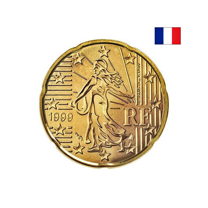 France 20 Euro Cent 1999 KM-1286 UNC