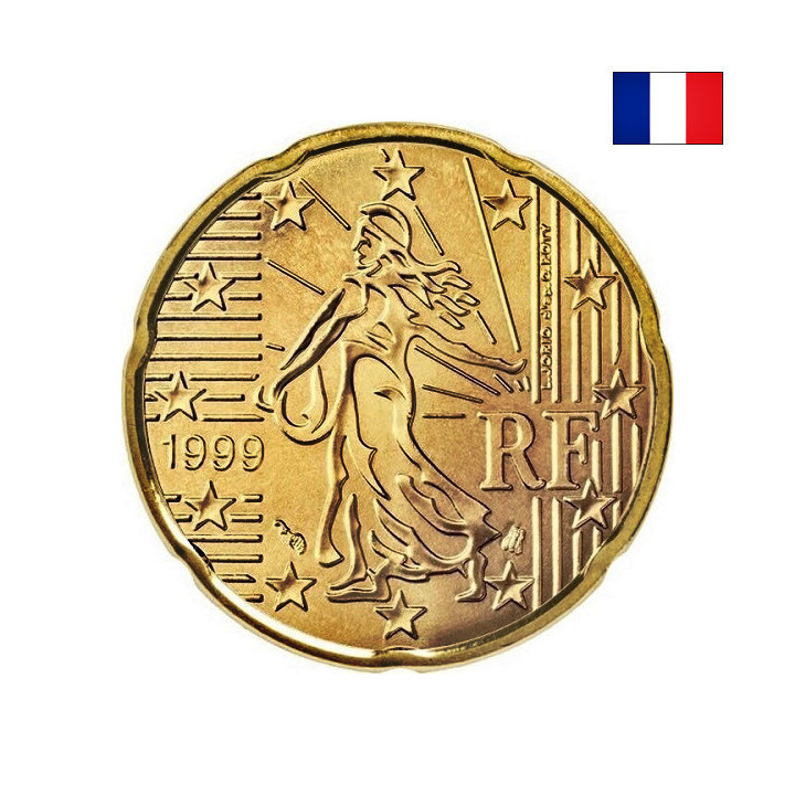 France 20 Euro Cent 1999 KM-1286 UNC