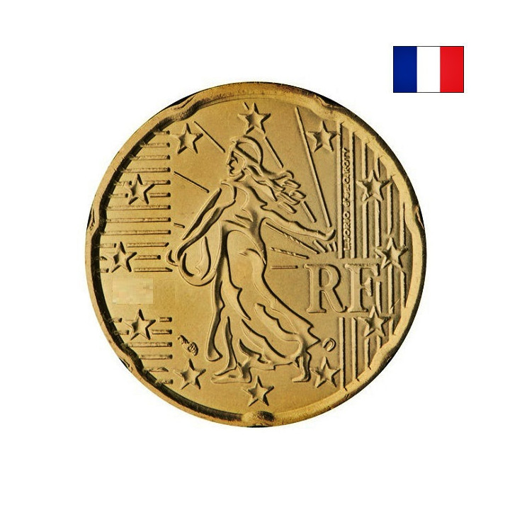 France 20 Euro Cent 2001 KM-1286 UNC