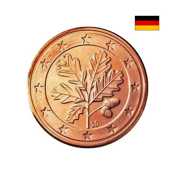 Germany 5 Euro Cent 2002 J KM-209 UNC