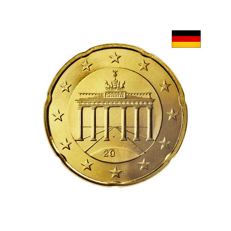 Germany 20 Euro Cent 2002 G KM-211 UNC