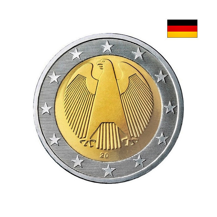 Germany 2 Euro 2002 F KM-214 UNC