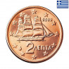Greece 2 Euro Cent 2002 KM-182 UNC