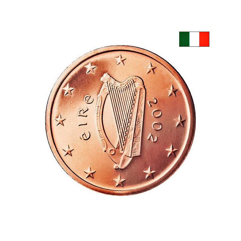 Ireland 1 Euro Cent 2002 KM-32 UNC