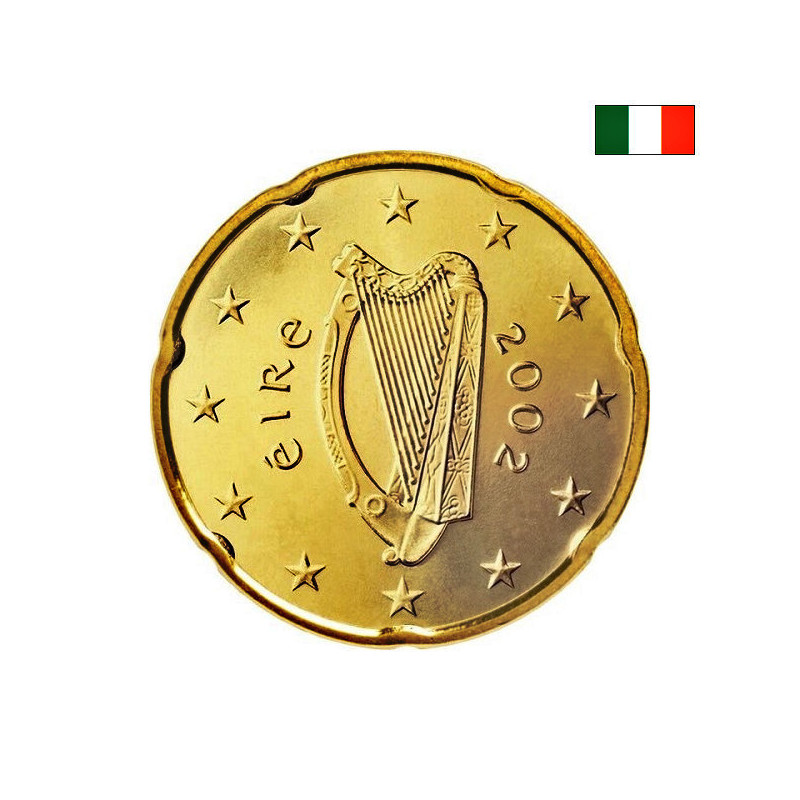 Ireland 20 Euro Cent 2002 KM-36 UNC