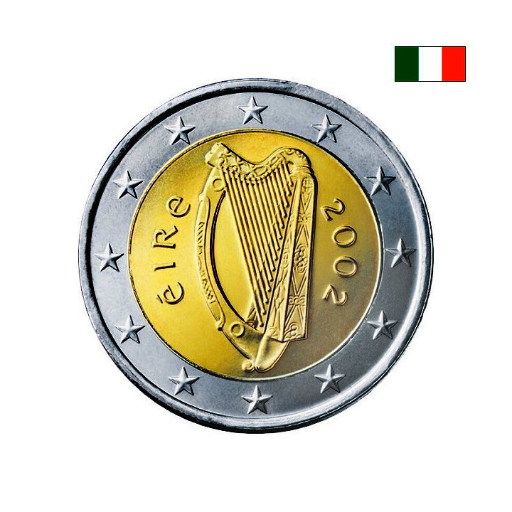 Ireland 2 Euro 2002 KM-39 UNC