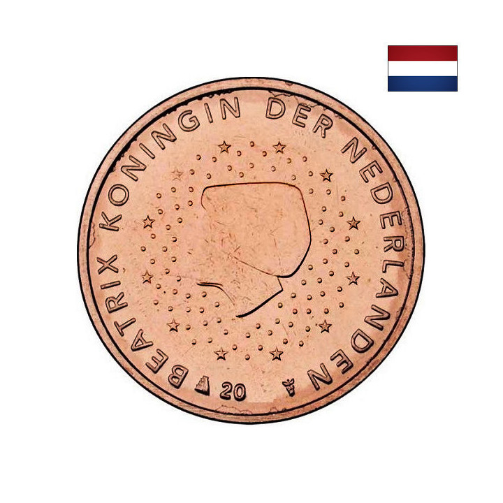 Netherlands 2 Euro Cent 2002 KM-235 UNC