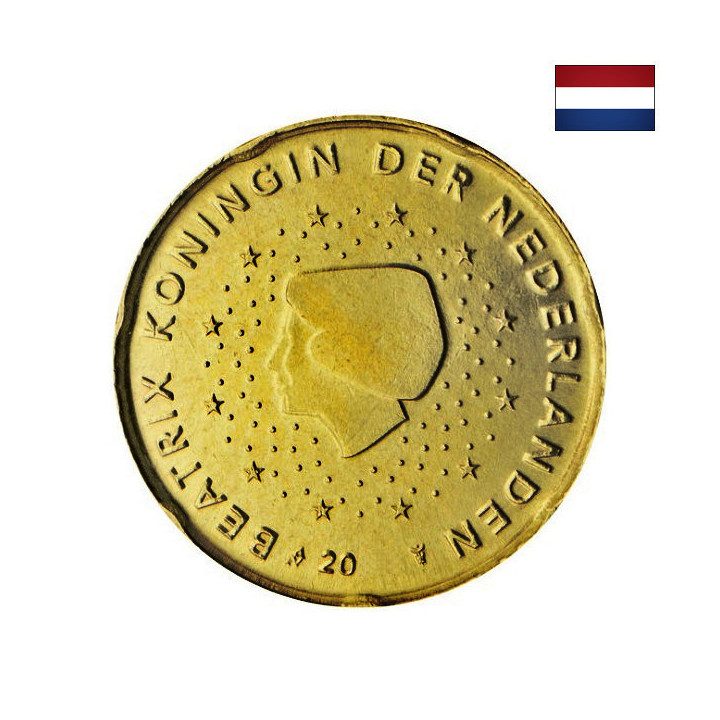 Netherlands 20 Euro Cent 2000 KM-238 UNC