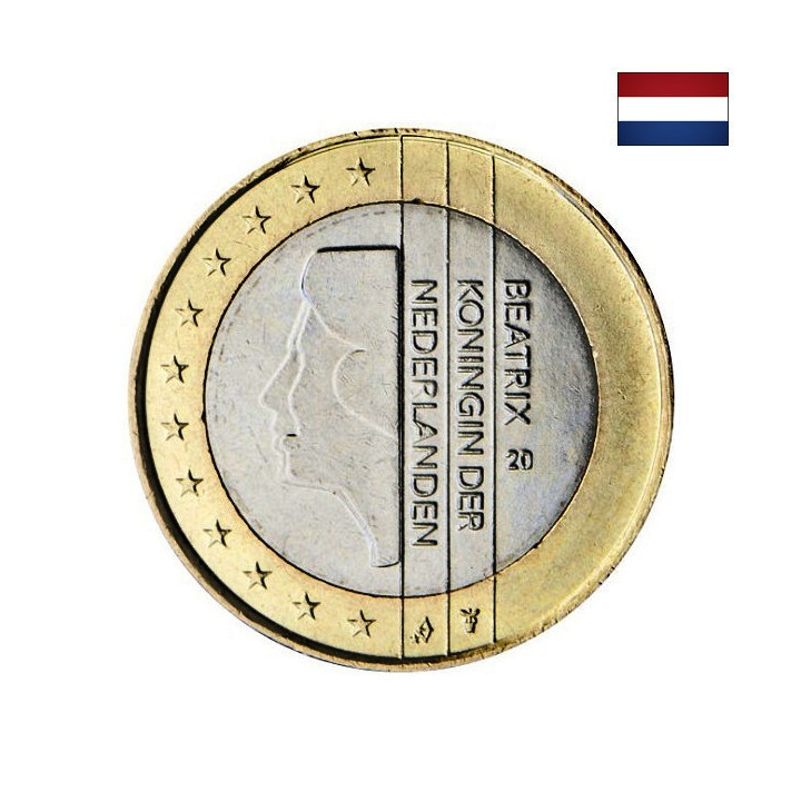 Netherlands 1 Euro 2001 KM-240 UNC