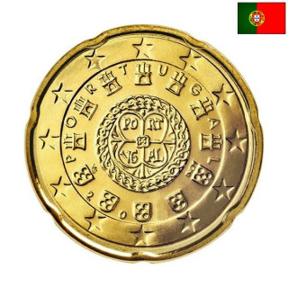Portugal 20 Euro Cent 2003 KM-744 UNC