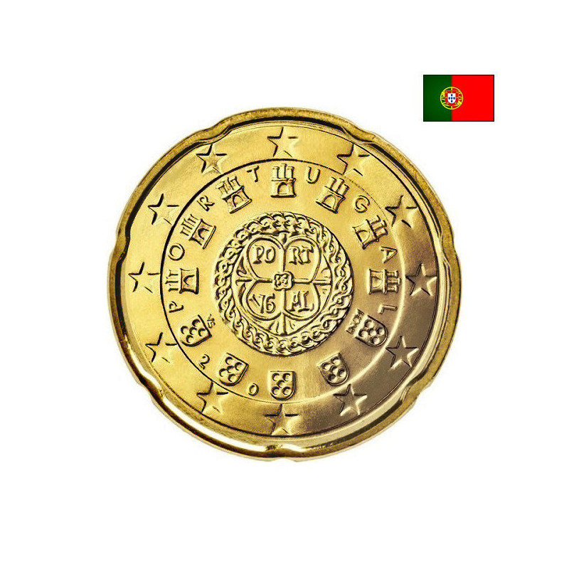 Portugal 20 Euro Cent 2003 KM-744 UNC