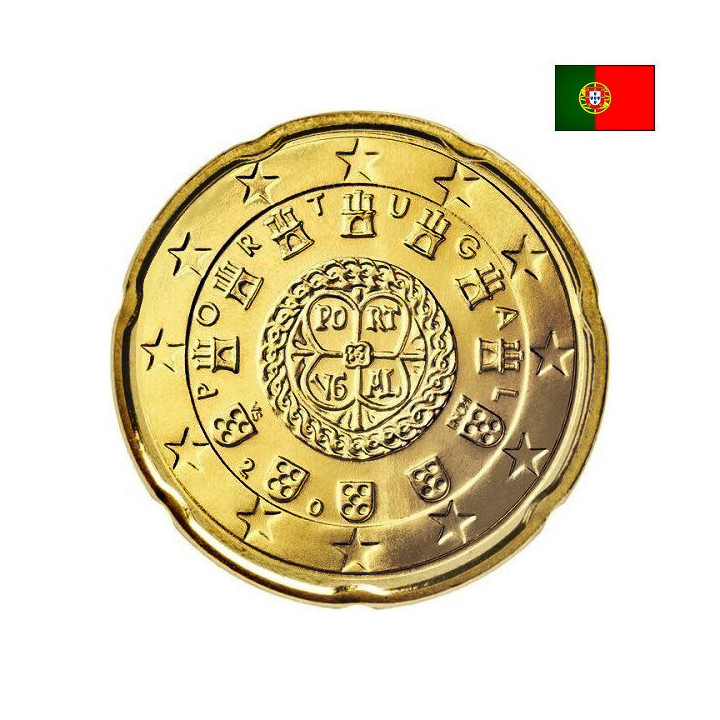 Portugal 20 Euro Cent 2003 KM-744 UNC