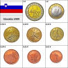 Slovenia Euro Set (3,88€) 2007 UNC