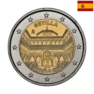 Spain 2 Euro 2024 "Sevilla" UNC